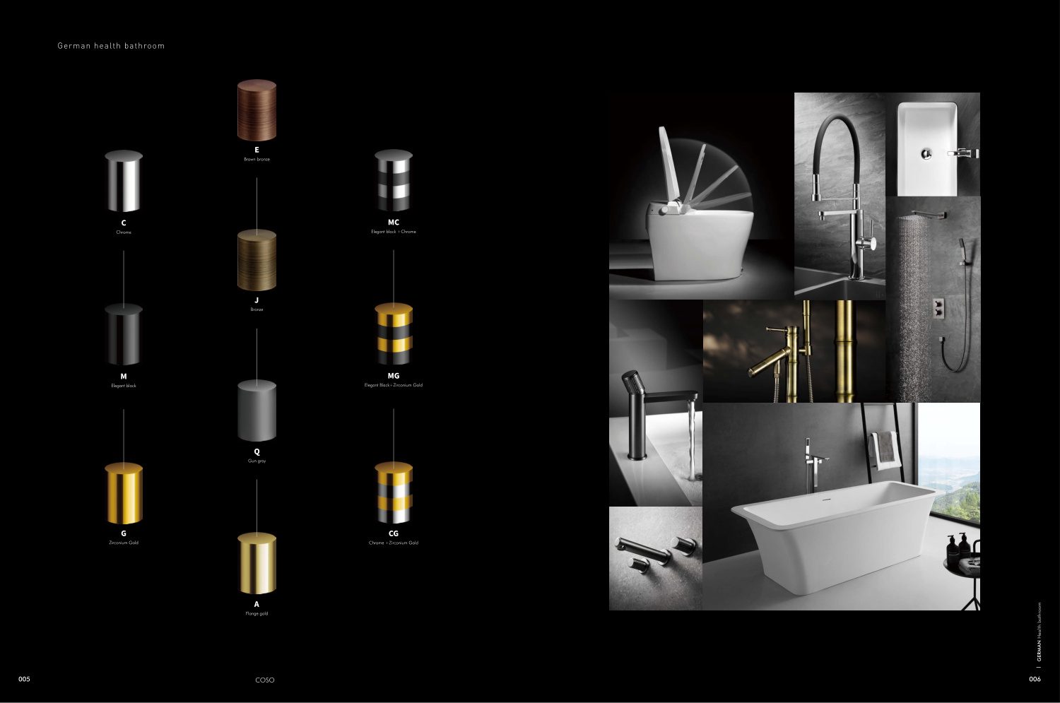 Bathroom faucets and shower systems
