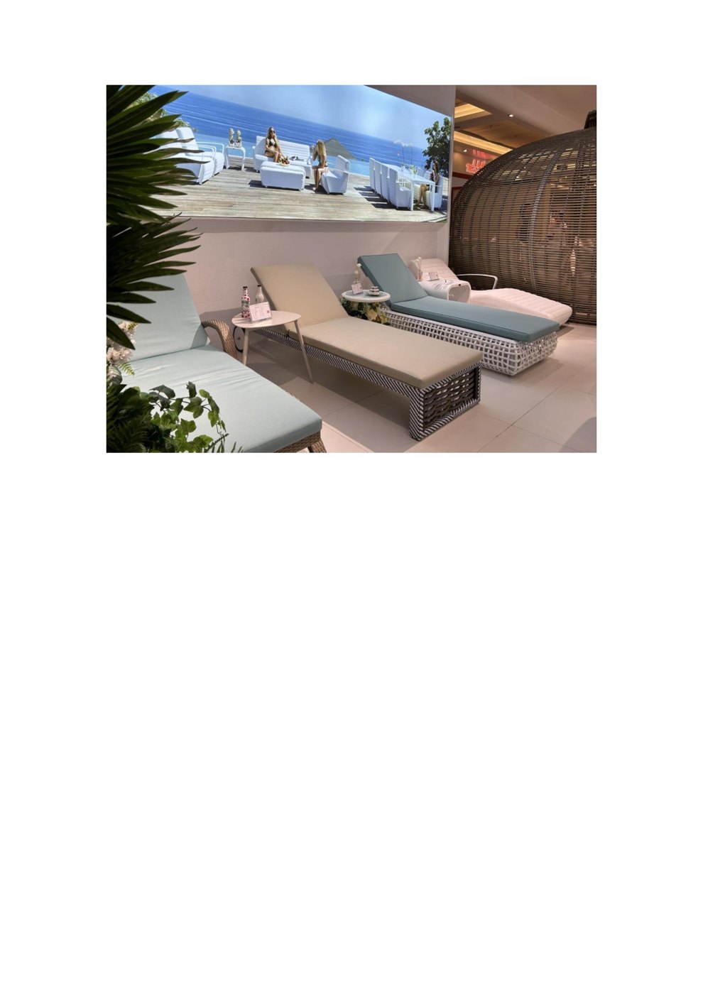 Rattan Chaise & Sofa Set
