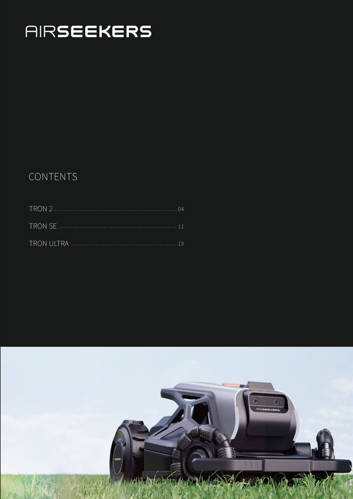 Airseekers Visual 2 Robotic Lawn Mower Feature Page