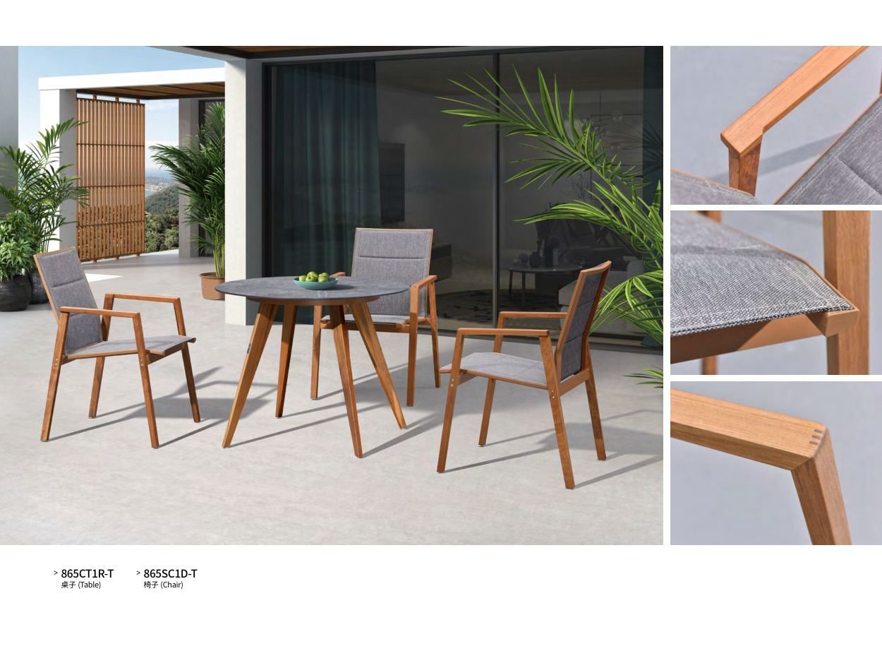 865SC1D-T / 865CT1R-T Premium Outdoor Contract Furniture