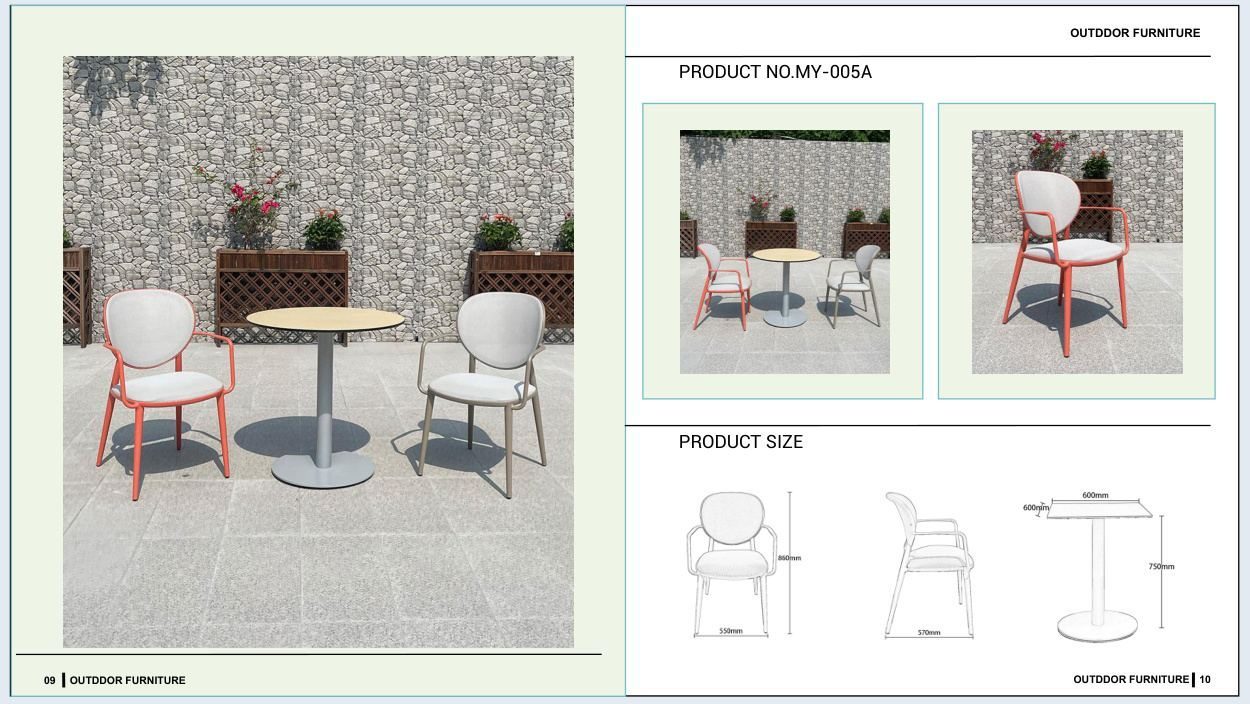 MY-005A Terrace sofa set