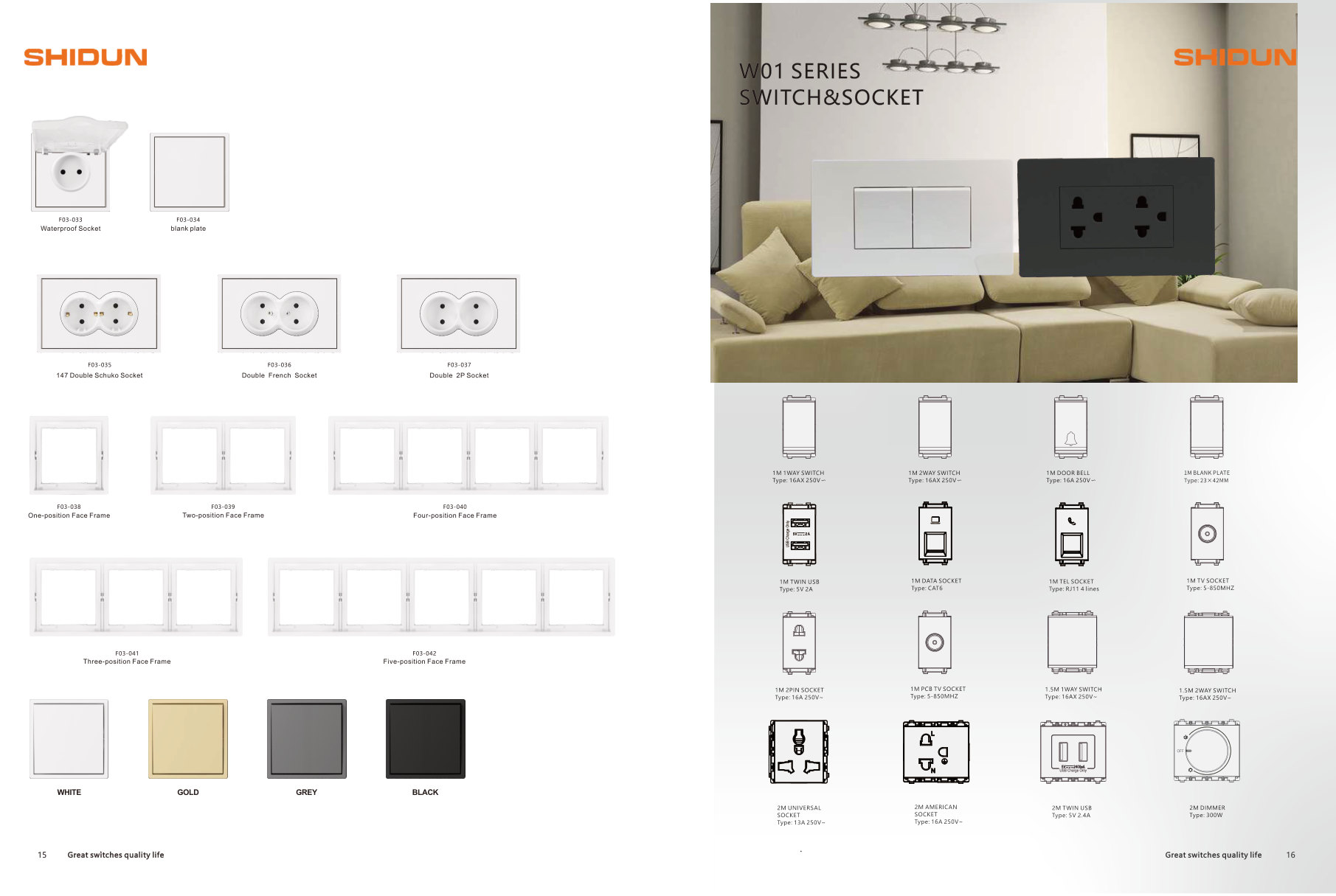 Switches, Sockets & Smart Electrical reference